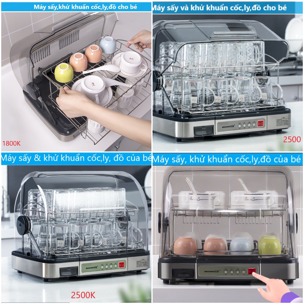 MÁY SẤY VÀ KHỬ KHUẨN CỐC,LY