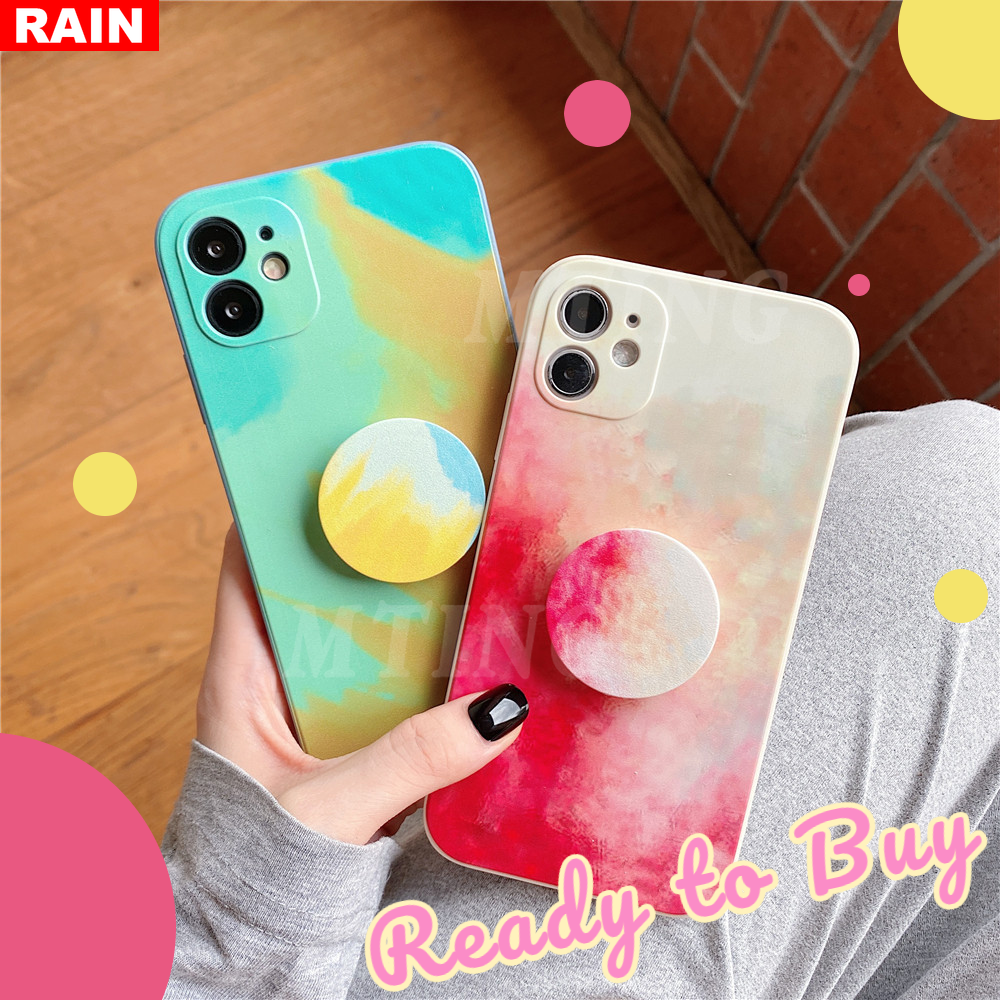 Ốp điện thoại TPU mềm in hình mưa nhiều màu cho Huawei Nova 7SE 7i 5T 3i Y9 Prime 2019 Mate 30 Pro