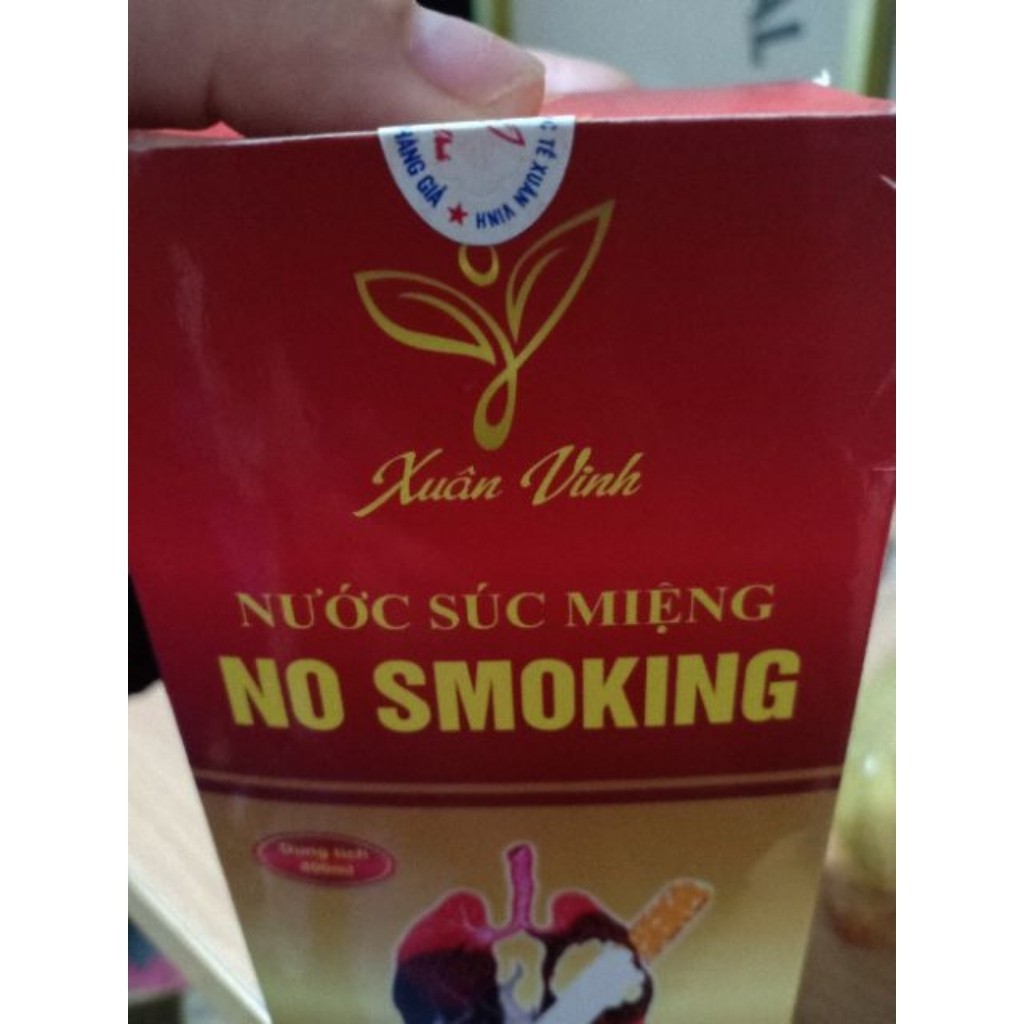 Nước Súc Miệng Cai Thuốc Lá NOSMOKING Xuân Vinh, Hỗ Trợ Cai Thuốc Vĩnh Viễn