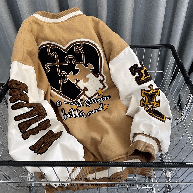 (HCM) ÁO KHOÁC NỈ BOMBER Nam Nữ Form Rộng Thời Trang Hottrend Hàn Quốc - Thời trang GENZ 2022 hot hit KME FASHION