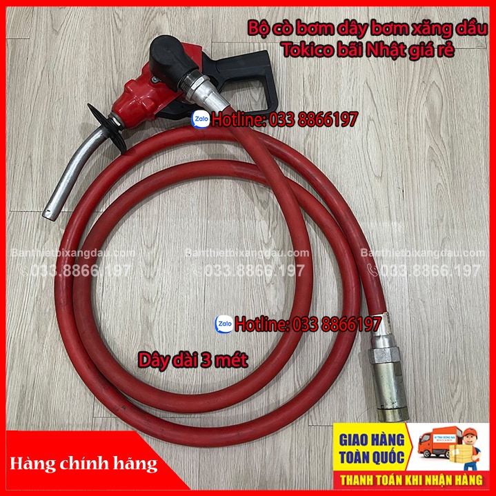 Bộ cò bơm và dây bơm xăng dầu Tokico bãi Nhật giá rẻ