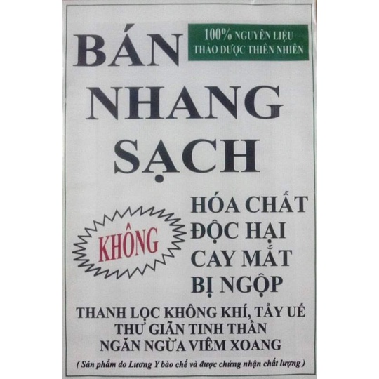 Nhang sạch thảo dược 100% - TỊNH TÂM HƯƠNG 4 tấc