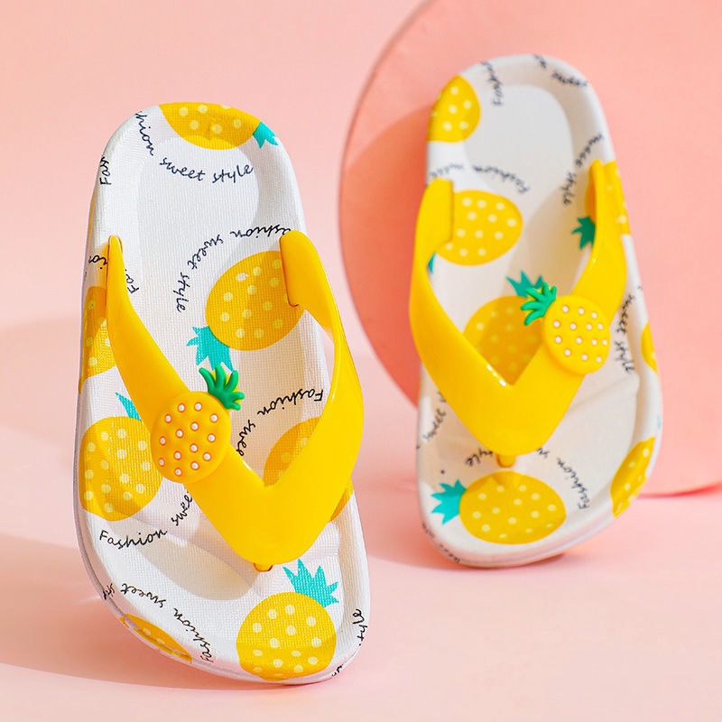Dép Xỏ Ngón Đi Biển Phong Cách Hoạt Hình Dễ Thương Thời Trang Mới 2022 Dành Cho Bé Gái