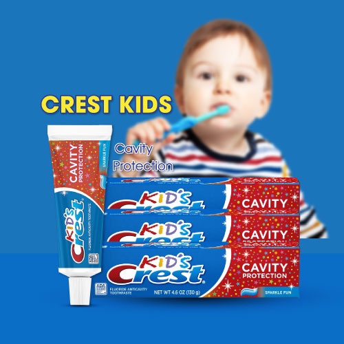 Kem Đánh Răng Crest kids 130g cho trẻ em - Mỹ