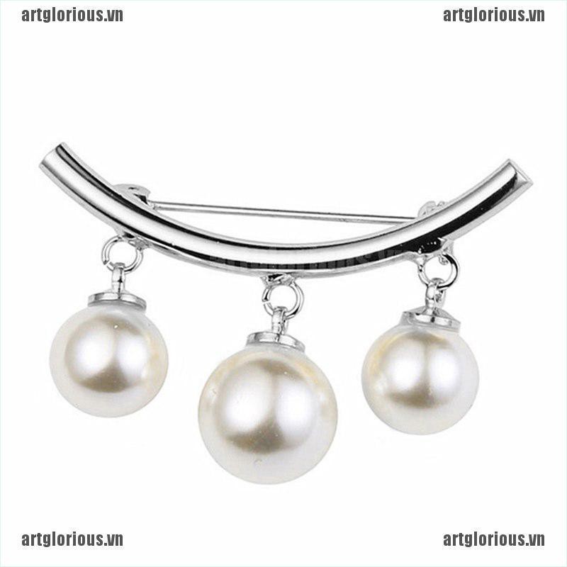 Ghim Cài Áo Đính Ngọc Trai Thời Trang