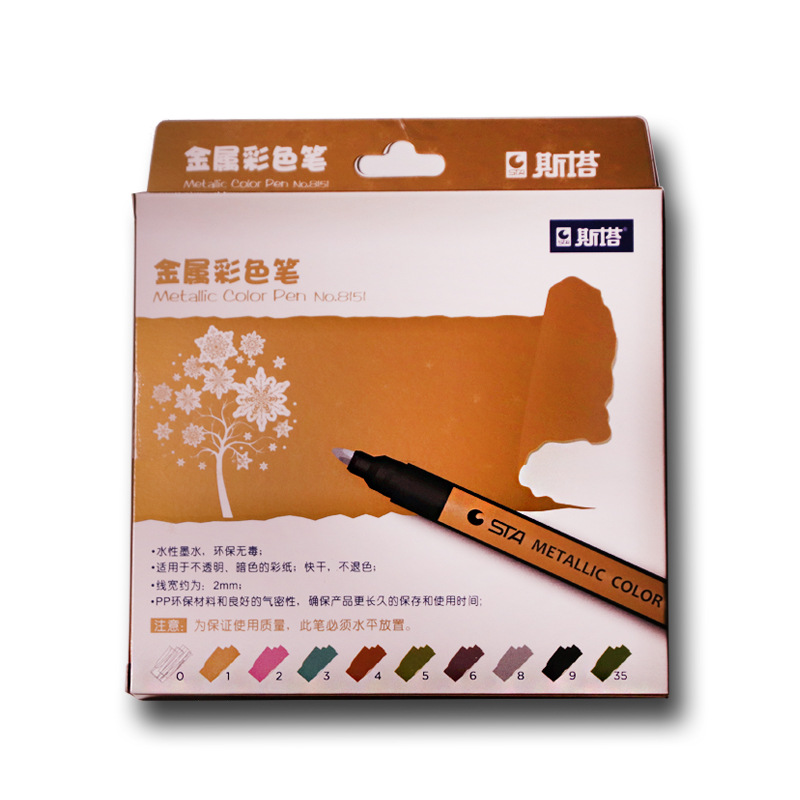 Set 10 Bút Đánh Dấu Nhiều Màu Sắc Tiện Dụng