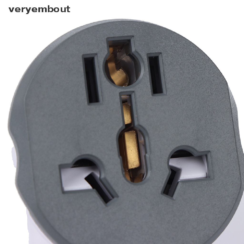 Ổ Cắm Điện Chuyển Đổi 2 Chấu AU US UK CN Sang EU Chuyên Dụng