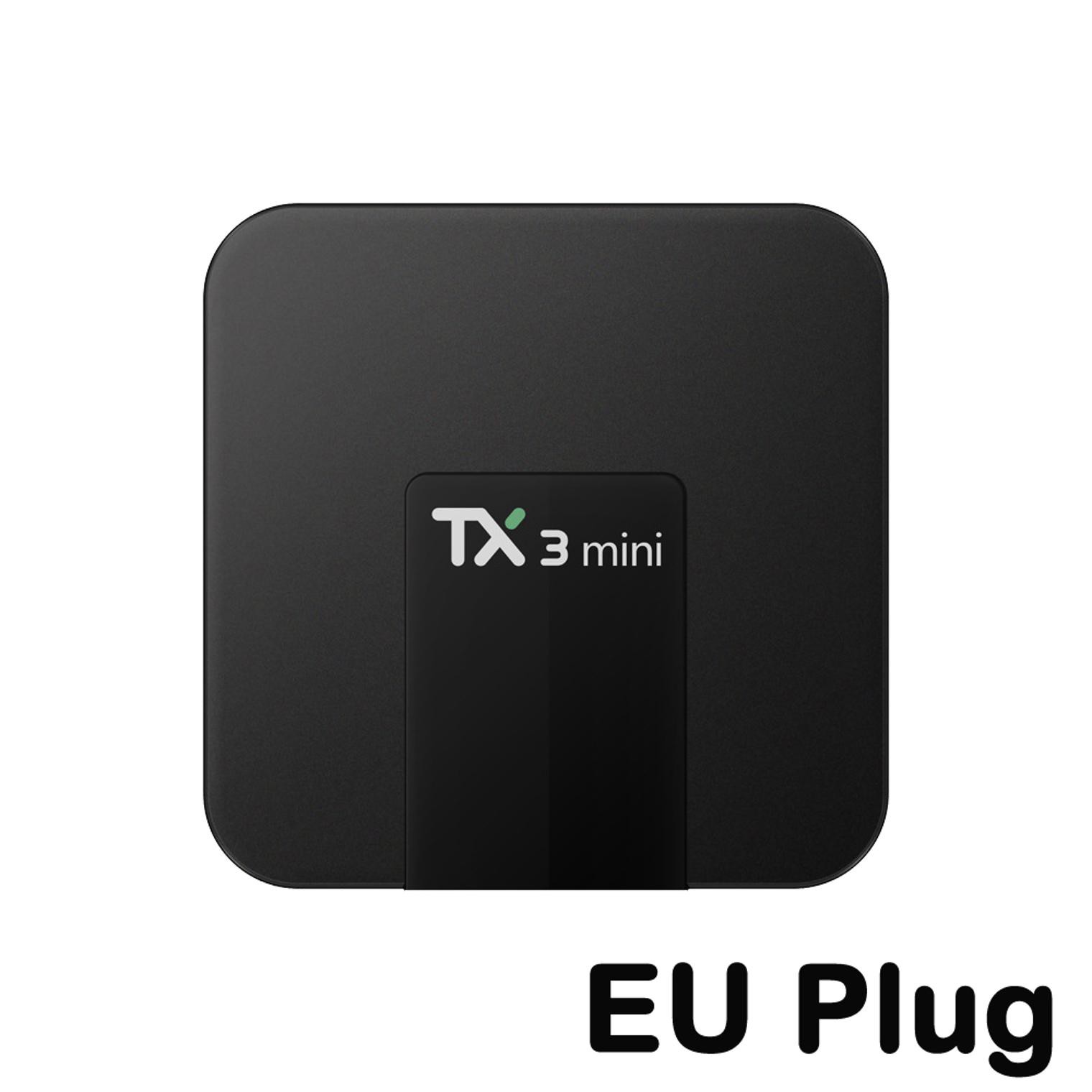 Đầu Tv Box Tx3 Mini 4k Android 6.0 Amlogic S905X Lõi Tứ Ram 1gb Emmc 8gb Và Phụ Kiện