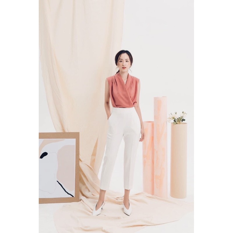 BÁN SỈ ÁO LỤA CỔ V BSKK VNXK CHO NỮ