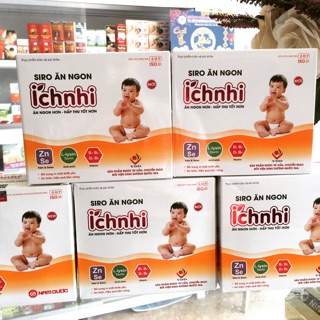 Siro ăn ngon Ích nhi dạng ống - bé ăn ngon hơn, hấp thu tốt hơn