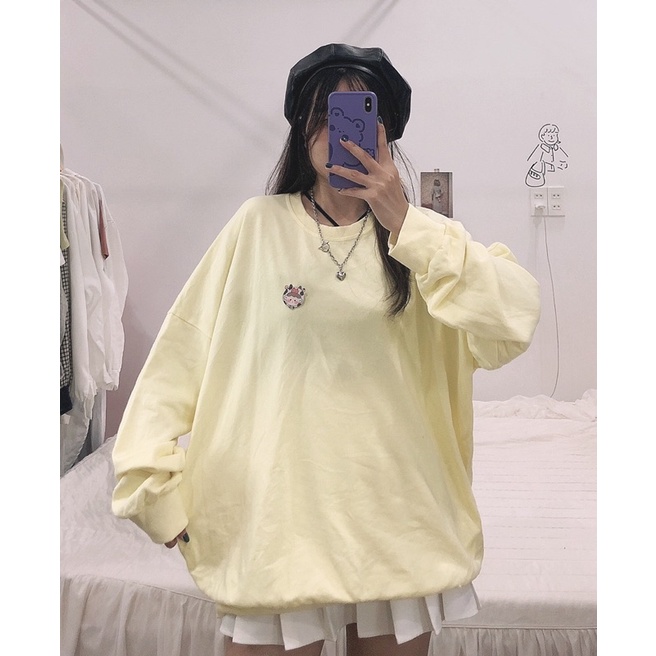 [2HAND] Áo Hoodie korea ( tặng kèm huy hiệu )
