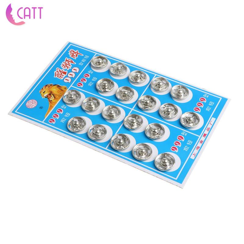 [Dadada1] Set 50 Nút Bấm Kim Loại Dành Cho Áo Khoác