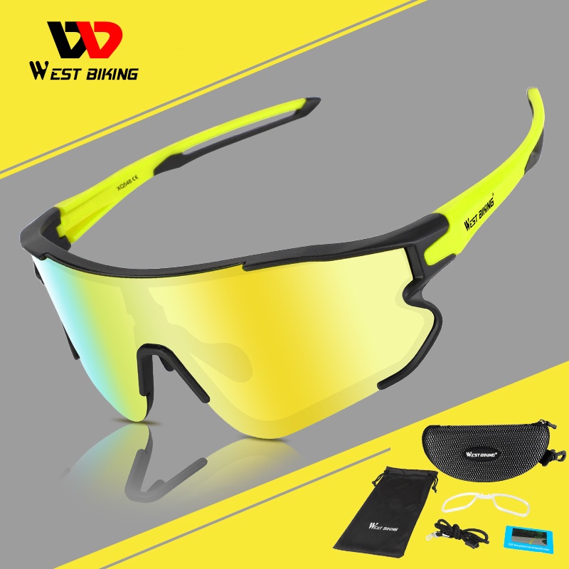 Kính mát WEST BIKING phân cực chống tia UV400 kiểu dáng thể thao