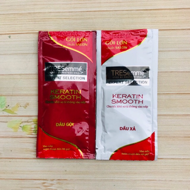 Dây 10 Gói Dầu Gội Xả TreSemme 7g chuẩn salon