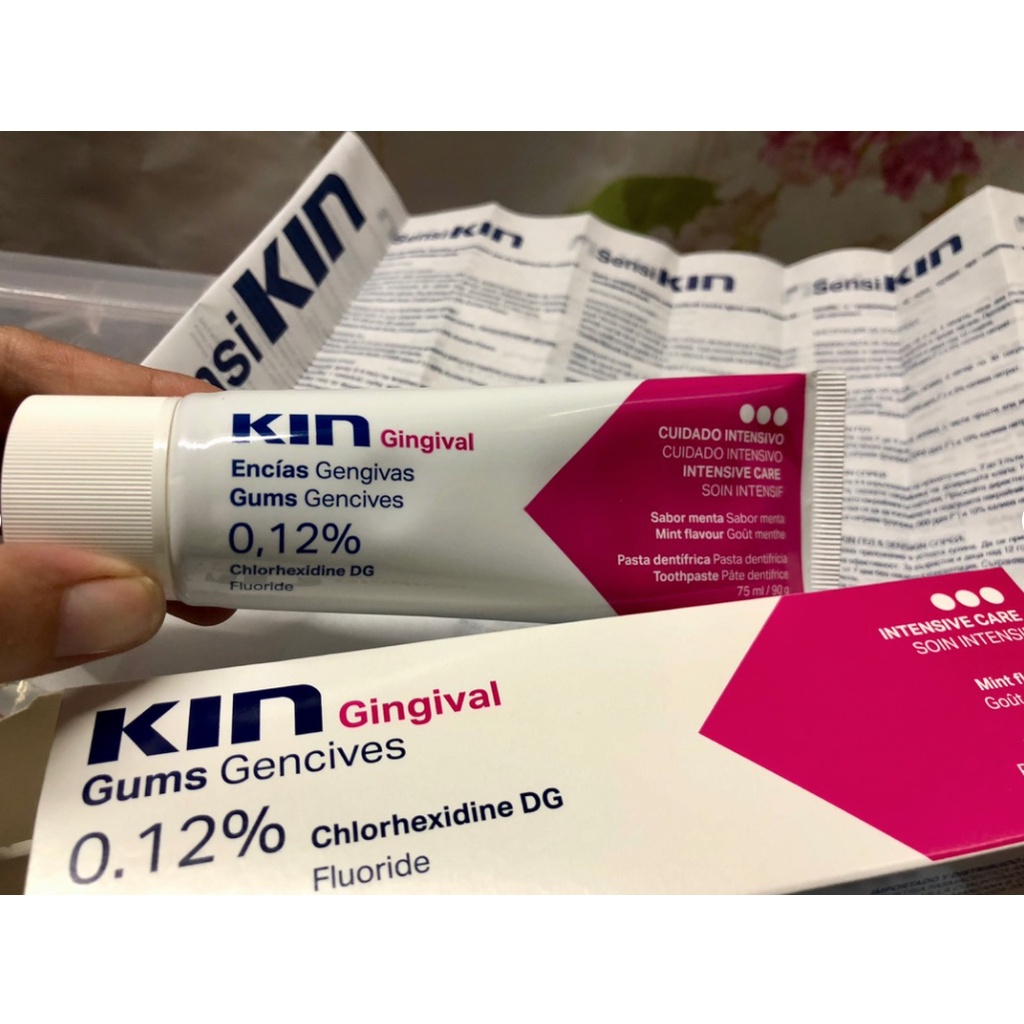Kem đánh răng và súc miệng cho người viêm lợi KIN GINGIVAL GUMS - Tuýp 90g