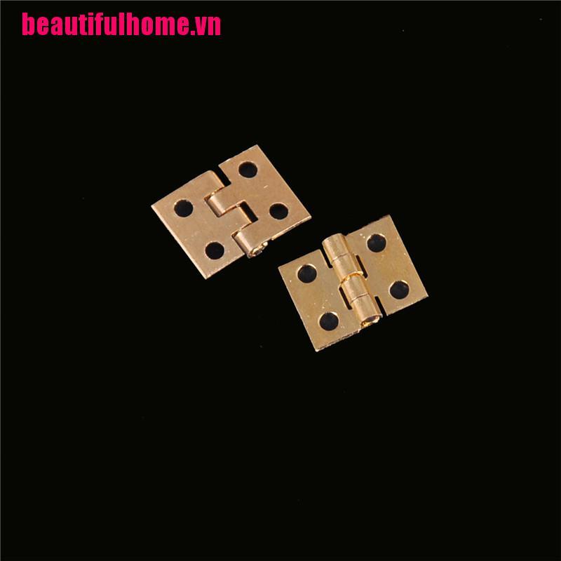 Bộ 20 Bản Lề Mini Mạ Đồng Chất Lượng Cao