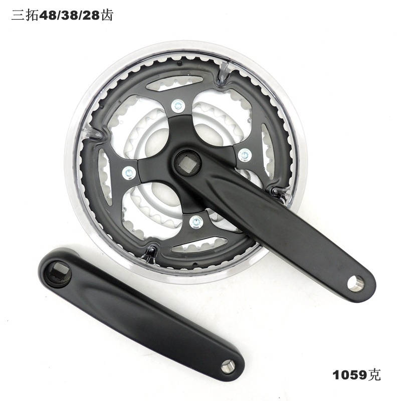 Đùi đĩa xe đạp thể thao 3 tầng 48-38-28 răng