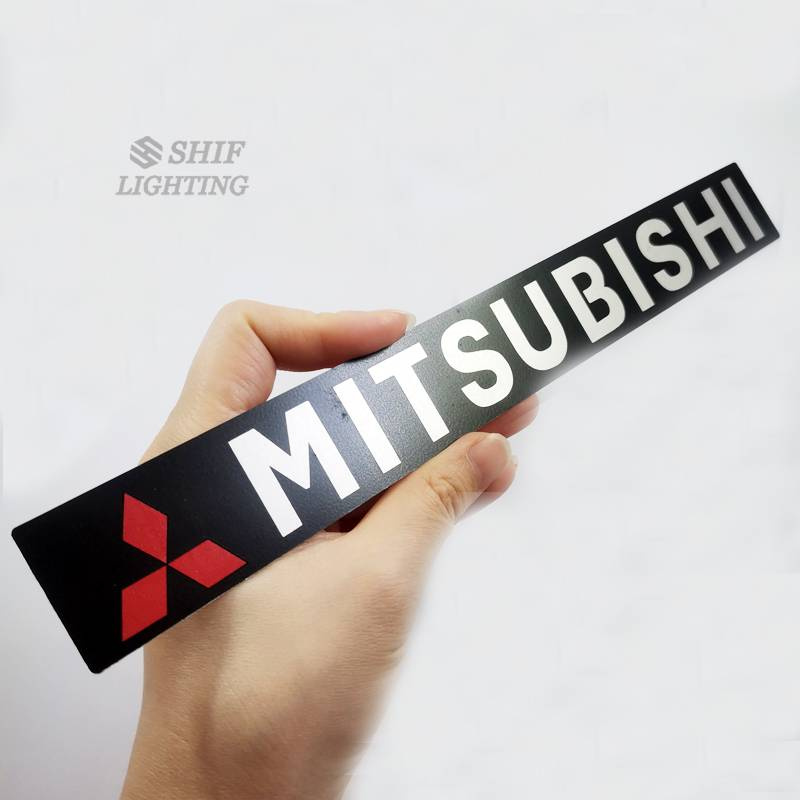Logo dán trang trí xe hơi Mitsubishi
