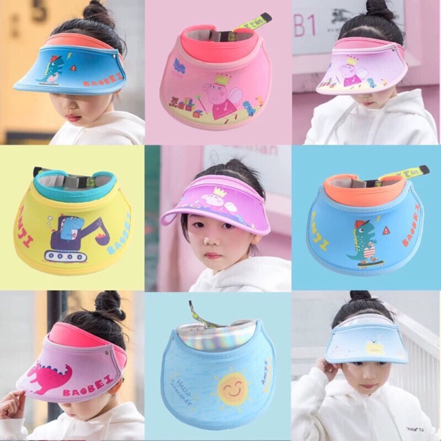 Mũ lưỡi trai cho trẻ em nhiều hình ngộ nghĩnh