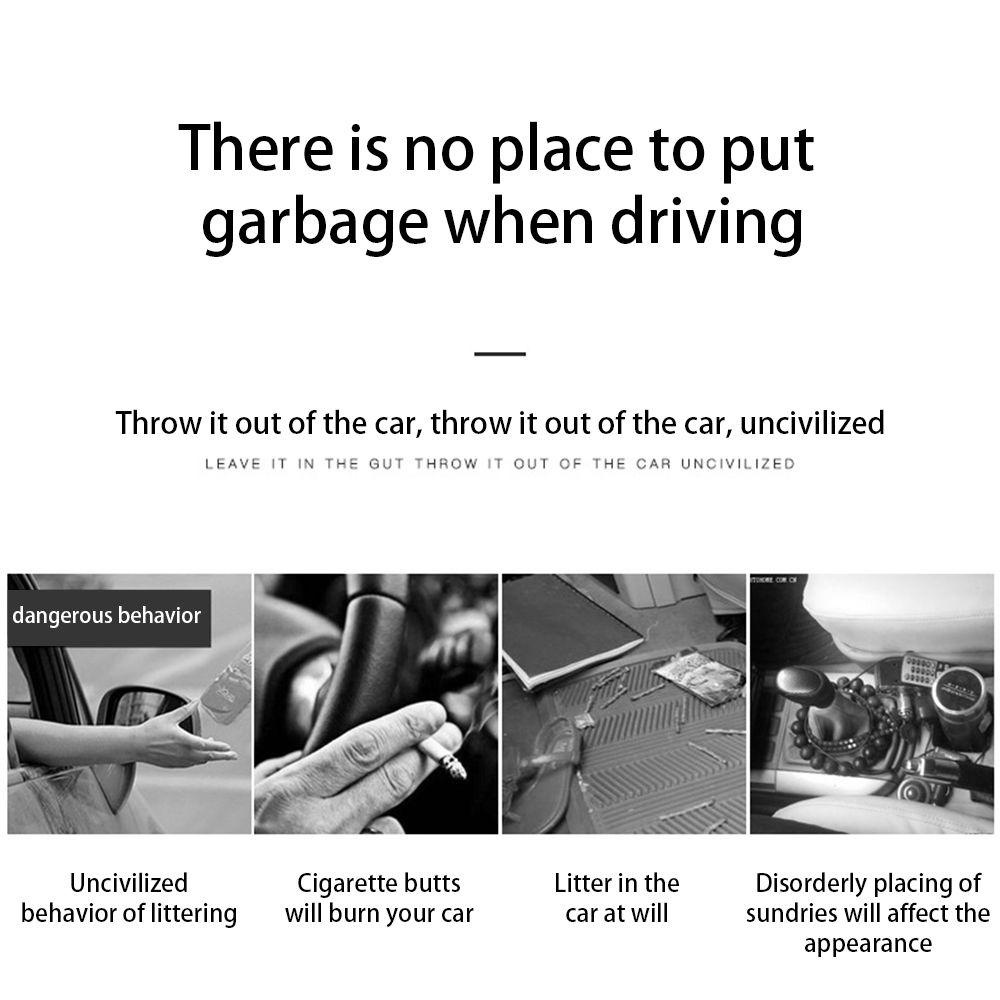 Thùng Rác Có Nắp Đa Năng Tiện Dụng Cho Xe Hơi