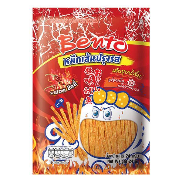 Snack Bento Mực Tẩm Ớt 24G