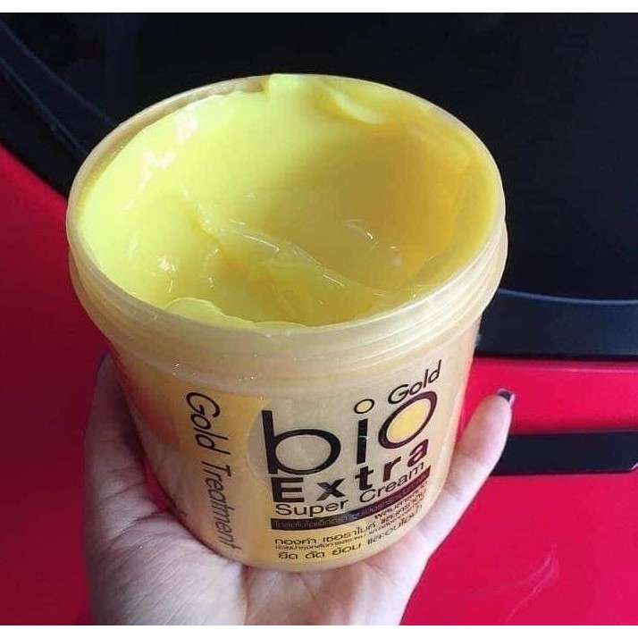 Kem ủ tóc Bio Gold Extra Super Cream phục hồi tóc siêu mượt 390gr