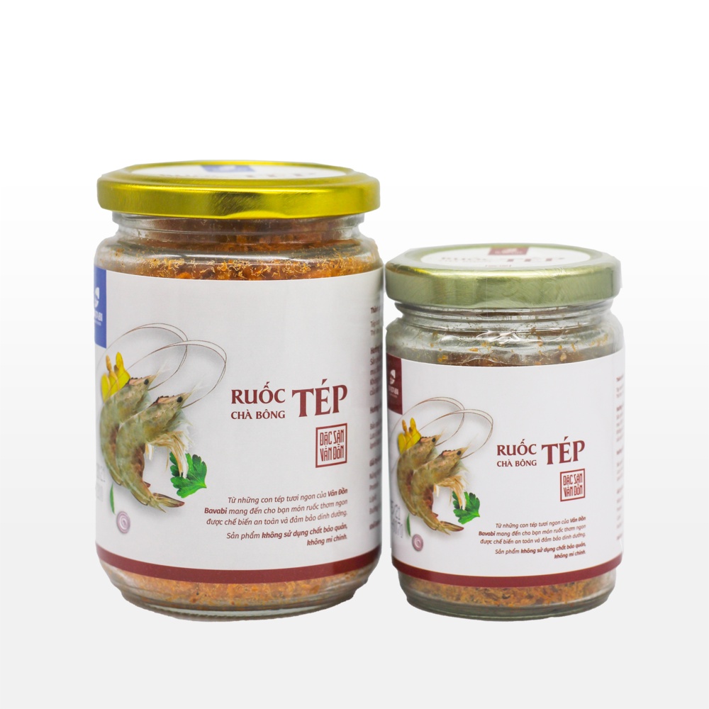 Combo 02 ruốc tép Bavabi 150g Vân Đồn Quảng Ninh