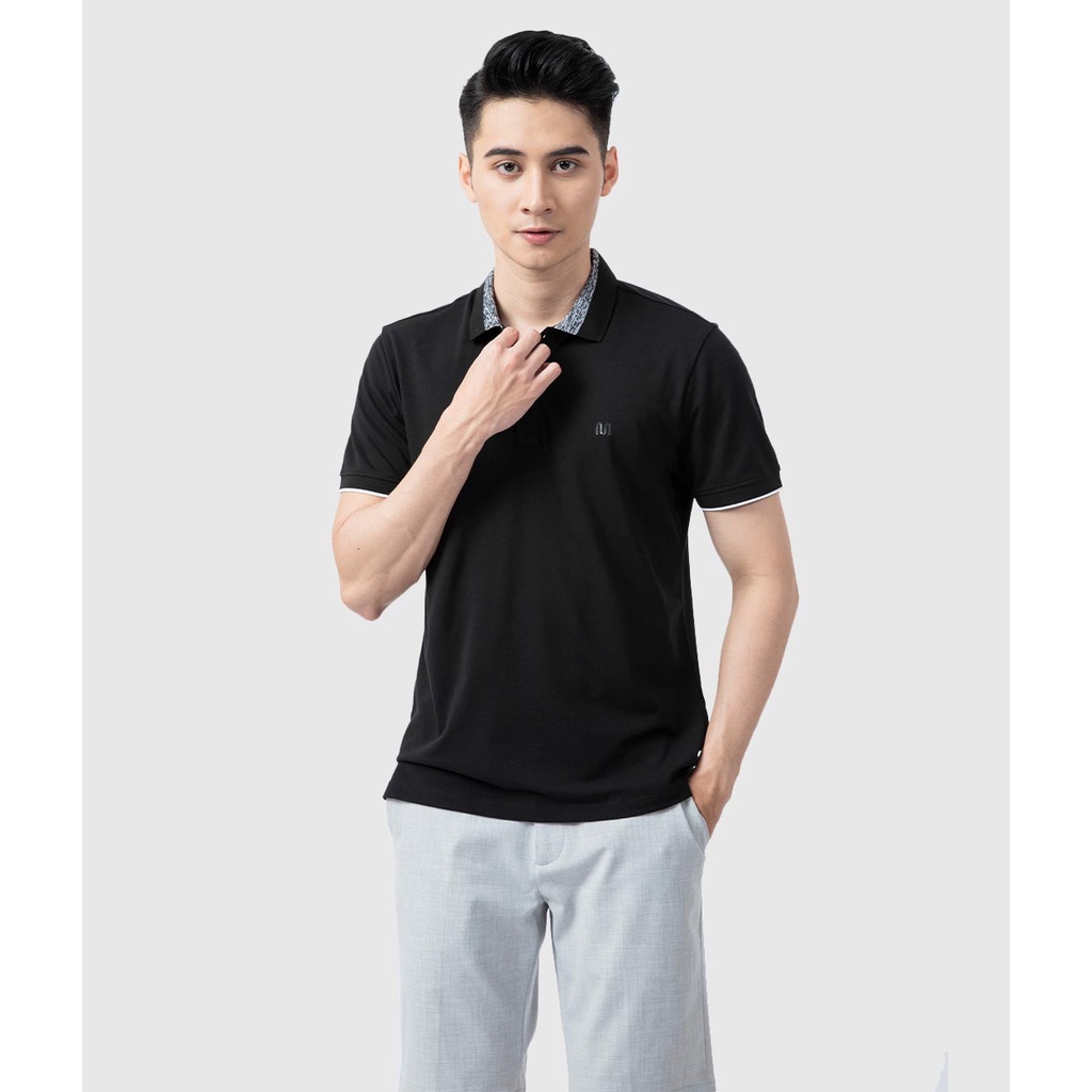 Áo thun polo nam Insidemen IPS020S1 phông có cổ bẻ dáng regular fit suông vừa trơn màu vải cotton cao cấp mềm mại