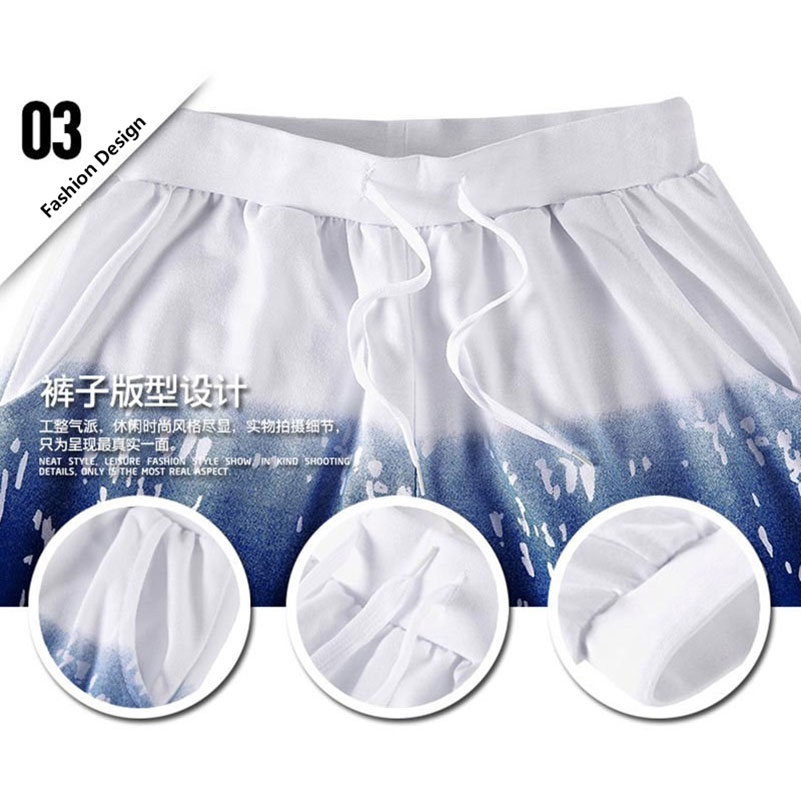 Set áo thun cổ tròn kèm quần phong cách đơn giản cho nam size M-4X mã YL032