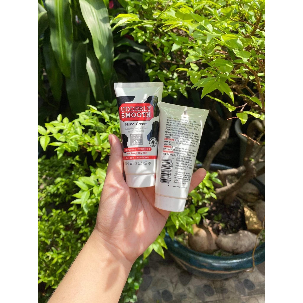 Set 2 tuýp kem dưỡng da tay Udderly Smooth Hand Cream - EDS Hàng Mỹ
