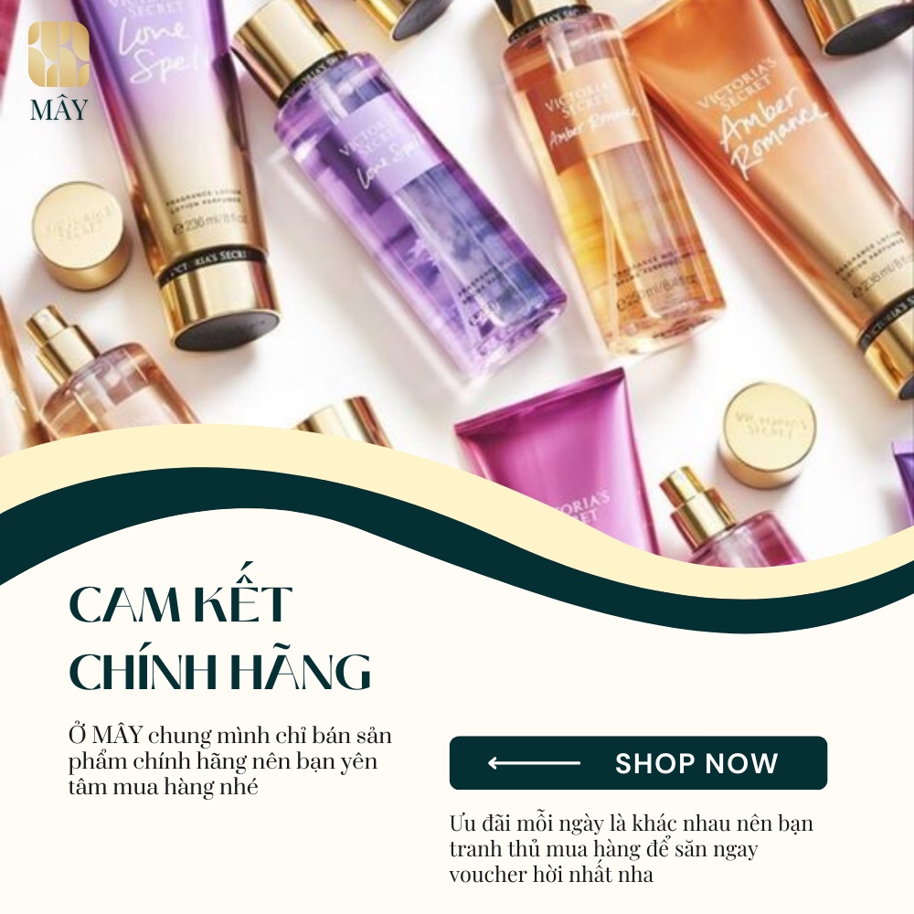 Body mist - xịt khử mùi toàn thân mùi ngọt mát Victoria Secret Midnight Bloom 250ML Mỹ