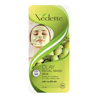 Combo 5 Mặt nạ đất sét Vedette 15ml