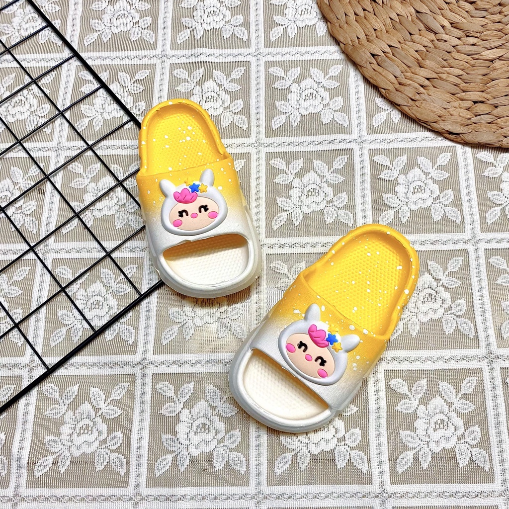 Dép quai ngang cho bé phối màu ombre cực dễ thương siêu êm siêu nhẹ - TT413