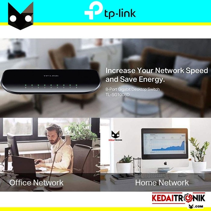 Bộ Chuyển Đổi Tplink Hub Tl-sg1008d 10 / 100mbps Tplink 8 Gigabit