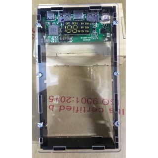 Box sạc dự phòng mica trong suốt mạch sạc nhanh QC 3.0