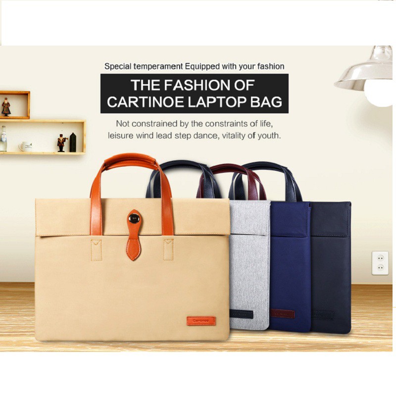 Túi xách laptop Cartinoe Outstanding xám