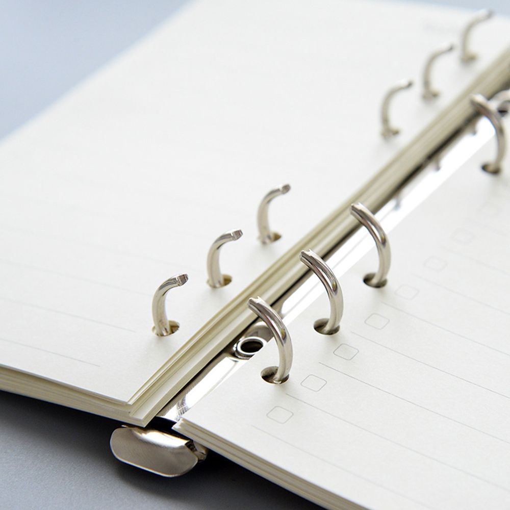 A4/B5/A5/A6/A7 Metal Spiral Rings Binder Loose-leaf Notebook Accessory Stationery