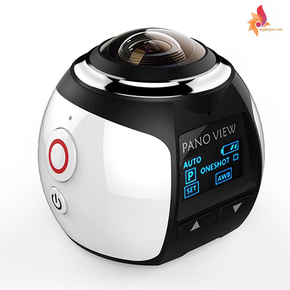 Camera Thể Thao Toàn Cảnh  360° V1 4K Ultra HD Wifi -  Chống Nước 30M | BigBuy360 - bigbuy360.vn