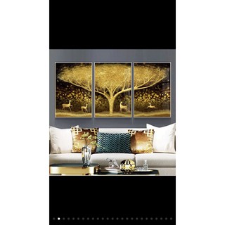 Tranh guong theo yeu cầu kt 50x75cmx3