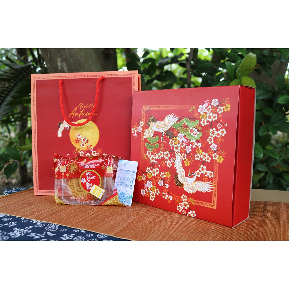 ( ảnh thật + deal sốc ) hoả tốc hộp bánh trung thu 4 cái quà tặng đủ vị siêu đặc biệt _trathaomocsi
