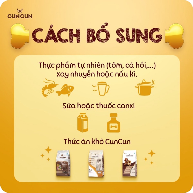 Thức ăn chó mèo CunCun | Dạng hạt khô 100% Organic | Tiêu chuẩn Mỹ | Phù hợp với mọi vật thú cưng