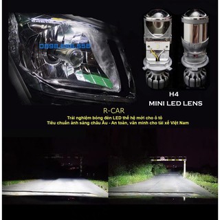[Góc rộng, cắt sáng đẹp] LED Bi mini lens H4 - thương hiệu 558 AUTO