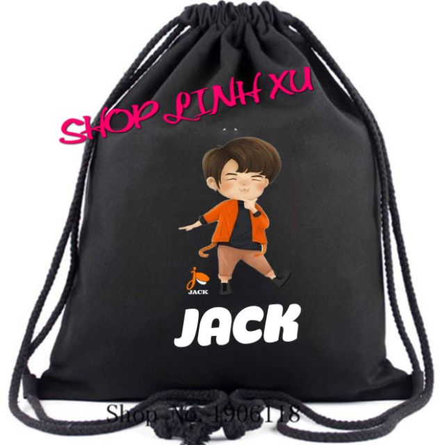 Balo Jack  FREESHIP  Giảm Ngay Khi Nhập [ BALO JACK ] - Balo Dây Rút Jack Đóm