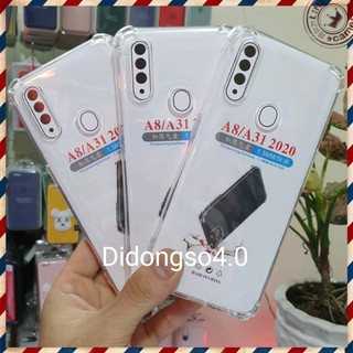 Ốp lưng OPPO A31 2020 chống sốc trong suốt có gờ nhô cao 4 góc bảo vệ máy