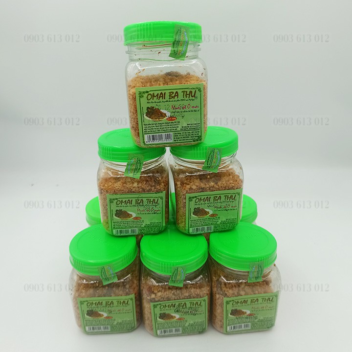 Muối ô mai FREESHIP Vị ô mai tự nhiên từ Hà Nội (1 lọ/100g), muối ô mai bà Thu có tem chống hàng giả chính hãng