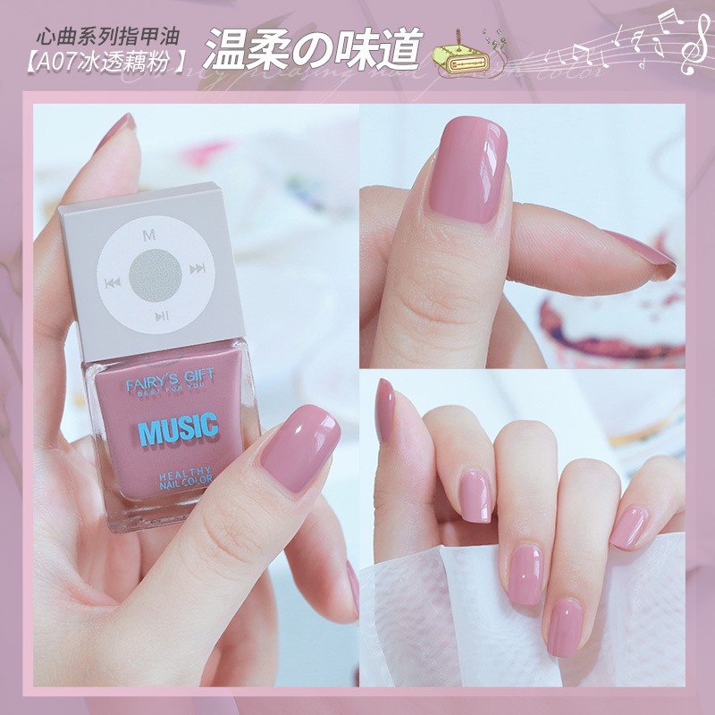 (Hàng Mới) Sơn móng tay thường dạng lột Fary's Gift Music 12ml - 40 màu - Link 1 màu 01- 20