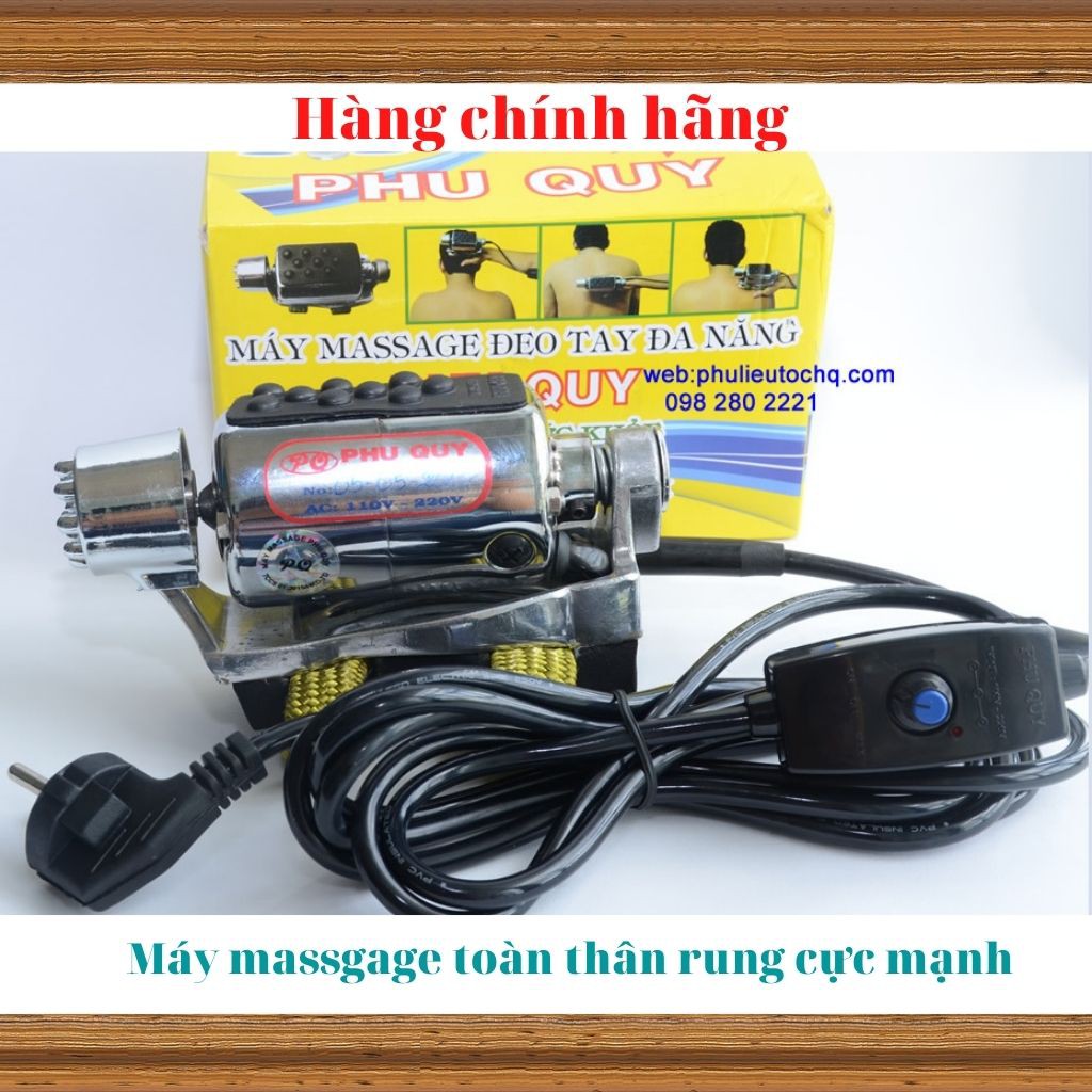 Máy massage Phú Quý xỏ tay-đeo tay giúp massage toàn thân chuyên dùng cho tiệm tóc