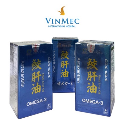 [Made in JAPAN] Thực phẩm bảo vệ sức khỏe Shark Liver Oil Omega-3 tại Vinmec