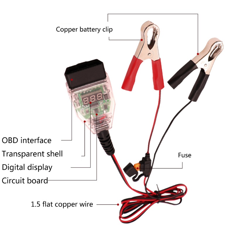 Thiết Bị Tiết Kiệm Pin OBD2 Chuyên Dụng Cho Xe Hơi / Máy Tính