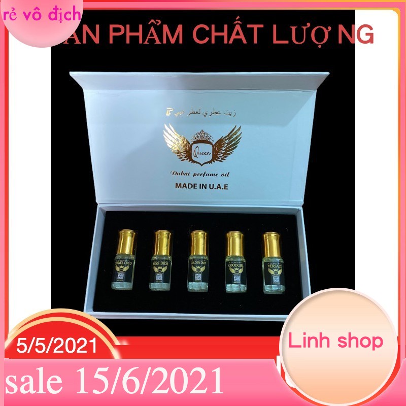 sét 5 chai tinh dầu nước hoa Dubai chính hãng | Thế Giới Skin Care